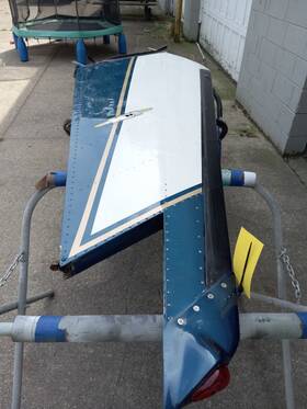 51095-000 Piper Pa-31t Vertical Stabilizer Assembly As Removed