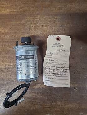 Ps50052-2-5 Piper 552-607 Alt Pa46 Cap Flap Motor Assembly Volts 24-28 Ps50052-2-5 Piper 552-607 Alt Pa46 Cap Flap Motor Assembly Volts 24-28