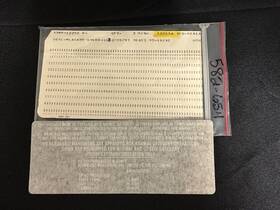 582-654 Piper Aircraft Placard P/n New Surplus St