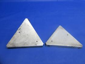 Pa-28-180 Piper 62938-00 Oil Radiator Bracket P/n Lot Of 2 0725-738