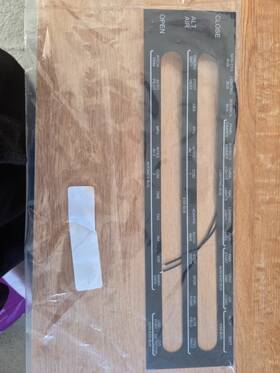 683-468 Piper New Oem Aircraft Placard Part Number 683- 468 108003