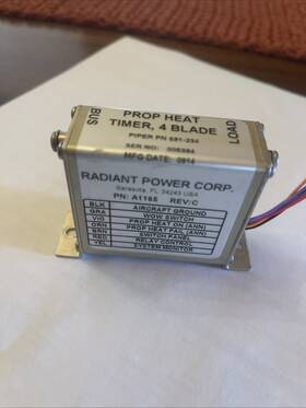 691-234 Piper Radiant Power Prop Heat Timer 4 Blade A1165 Part#