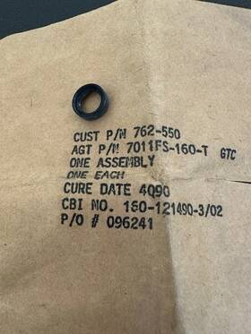 762-550 Piper Aircraft Ring Seal P/n New Surplus St