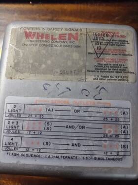 481-247 Piper 763-469 Whelen Strobe Light Power Supply A413a