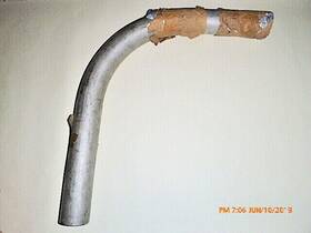 78012 Piper New Navajo Pa31 Right Rear Exhaust Elbow Lycoming Pn