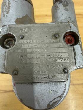 Tio-540-u2a Piper 980079-1d Hydraulic Pump P/n 980076-1d - Lycoming Aerostar 700p