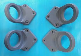 37107-000 Piper Aircraft 4 Engine Mount Brackets Pn. Arrow Seneca Dakota Aerostar