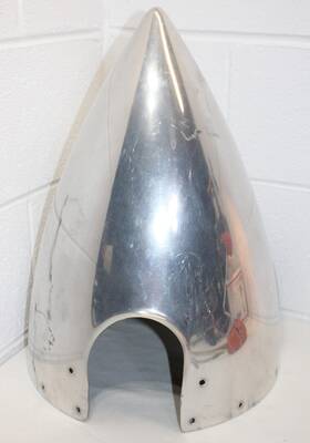 D-6751-pc Piper Aircraft Prop Spinner 3 Blade Polished Aluminum Replacement Nose Cone
