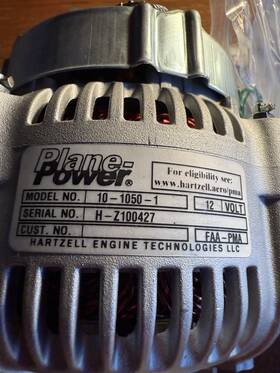 10-1050-1 Plane Power Plane-power Alternator Model And Mount