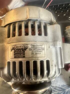 12-f60c Plane Power Al Aircraft Alternator 12 Volt 60 Amp 650