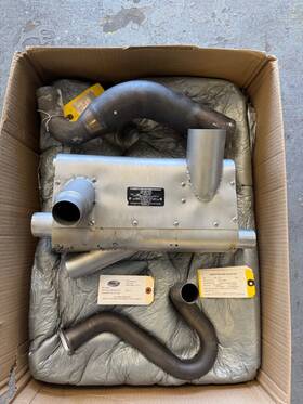 Pfs-13204 Powerflow Exhaust Overhauled Muffler And Silencer Cone Cessna 172