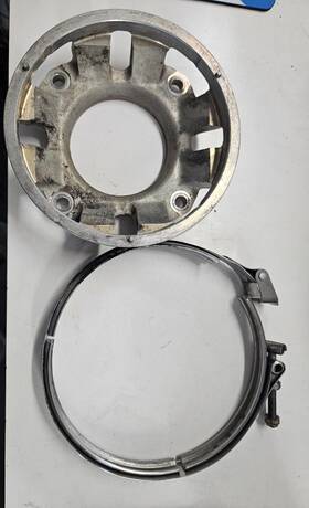 31435-23046-1763 Pratt & Whitney Starter Generator Adapter Plate And Clamp