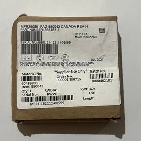 Pr58e5-12 Pratt & Whitney 365163-1 Sealed Cylindrical Roller Bearing For Carburetor Model