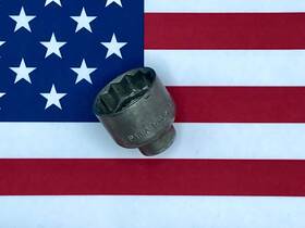 Pwa-1402 Pratt & Whitney And Aviation Plomb 1 Inch Socket 3/8 Drive 12 Point Pwa 1402 Usa