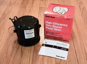 49-487 Radio Shack Vintage High-efficiency Two-sound Piezo Siren