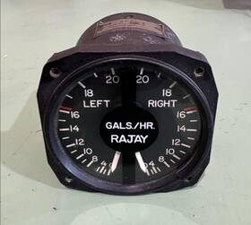 Rj0680-1 Rajay Twin Engine Fuel Flow Indicator