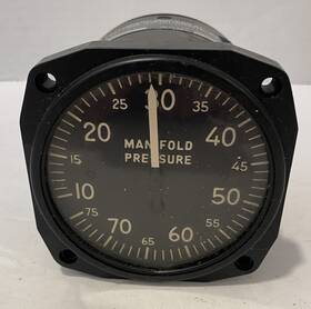 6948-263 Ranco Aviation Manifold Pressure Gauge An 5770-3 6948-263 Ranco Aviation Manifold Pressure Gauge An 5770-3