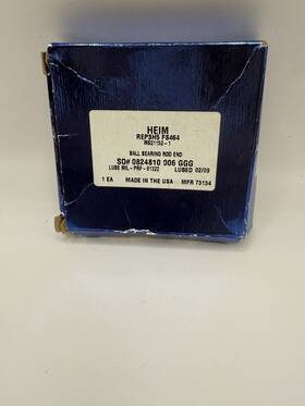 Ms21152-1 Rbc Aerospace New Ball Bearing Rod Rep3h5