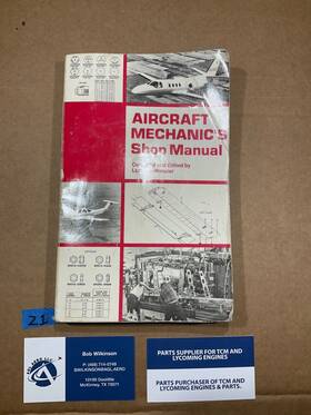 0-932882-00-5 Reithmaier Aircraft Mechanics Shop Manual - 1983