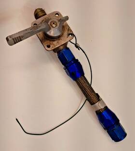 320-htx-10ss Republic Mfg. Stainless Steel -10 An Fuel Shut Off Valve And Braided Line