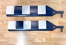 1454.7 Robinson C029-3 Airworthy R44 Tail Rotor Blades Set Hours Remaining
