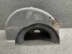 C236-4 Robinson Helicopter & Airplane Parts R44 Lower Scroll Assembly Damaged