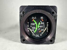 Eg5045-06011 Rochester Gauge Oil Temp Pressure Indicator Pn Cessna S3279-1