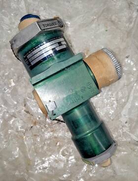 301920 Rocketdyne Nos Nasa Lox Fill And Check Valve - 1959 Rocket Engine Ftftfftft