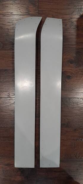 755007-7 Rockwell Commander 112 114 Nose Landing Gear Doors Brand New Fiberglass
