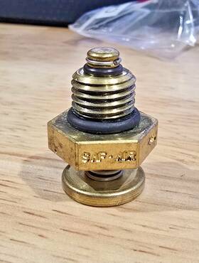 Cav-170 Saf-air Pushtype Fuel Drain Valve