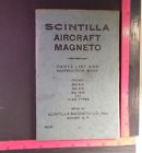 Sc41 Scintilla Aircraft Magneto Parts List Instruction Flyer Ag