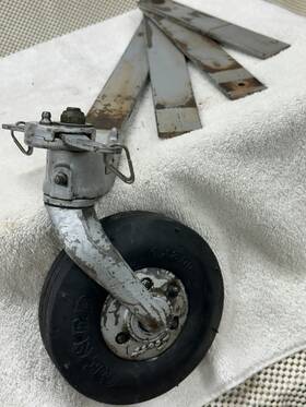 2366268 Scott 2366268/3-24r 3-24b Vintage Tailwheel Assembly Pat# Possible 3-24r Or 3-24b-used