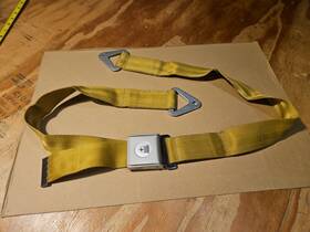 130498-c-30.2-44.5 Seat Beechcraft Belt Assembly 130498c-19-32 Manufacture 1970