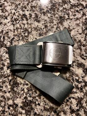 Fdo-2700-97-124 Seat Vintage Nos Panam Aircraft Belt 1966 Mfg Date