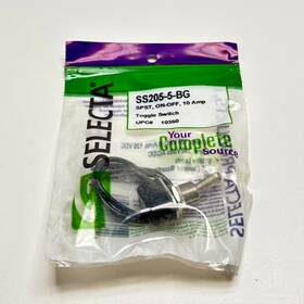 Ss205-5-bg Selecta Toggle Switch On/off 1/2 Inch Spst 10 Amp 125vac 10350