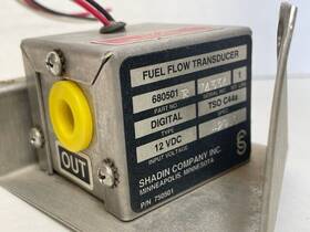 680501e Shadin Fuel Flow Transducer Used With Bracket For Parts 12v