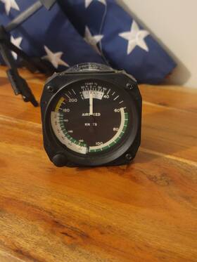 Ea-5175-8ptl-mon Sigma-tek Airspeed Indicator Ea5175-8ptl-mon Mooney 820308-531
