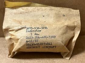 S6430-91017-041 Sikorsky Helicopter Skycrane Indicator Assy P/n New Last 3