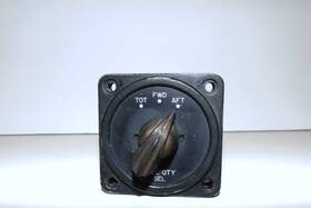 384335-006 Simmonds Precision Military Aircraft Fuel Quantity Indicator Selector Switch