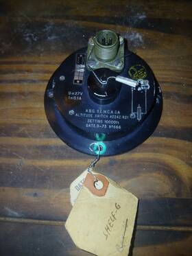 4224z-r21 Smeca Altitude Switch Range 10 000 Ft