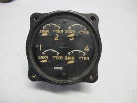 Soviet N210082 Antique Era Aircraft Cowl Flap Landing Gear Position Gauge 27v