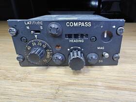 N2586261-1 Sperry P/n2586261-1 Compass Gyro System Controller Worn And Face