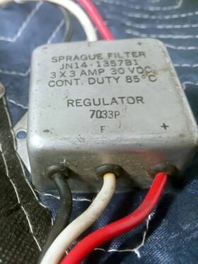 Jn14-1357b1 Sprague Cessna 310 T310q Noise Filter Regulator 0519-482 7033p
