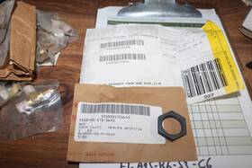 5130-00-170-1643 Sps Ap391t 12 Nos Usgi Aircraft Titanium Dynatube Coupling Nut Ap391t12