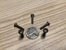 Ls15262v06-10 Sps Technologies 5 8-32 X 5/8 Long Titanium Military Helicopter