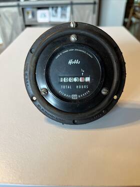 1003.8 Stewart Warner M-3602 Hobbs Total Hours Hour Meter Indicator Pn