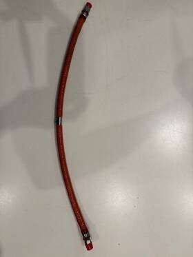 124f001-4cr-0242 Stratoflex 124f001-4cr0-242 Fuel Pressure Teflon Hose 032503e0242f Tef With Fs New
