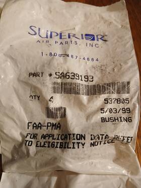 Sa639193 Superior Air Parts Bushing Pn New 2 Packages Of 4 Bushings Each