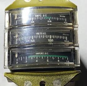 27-82341-17 Swearingen Ammeter And Voltmeter Gauge Cluster