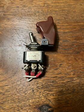 An3021-3 Switch On-on Red Cover